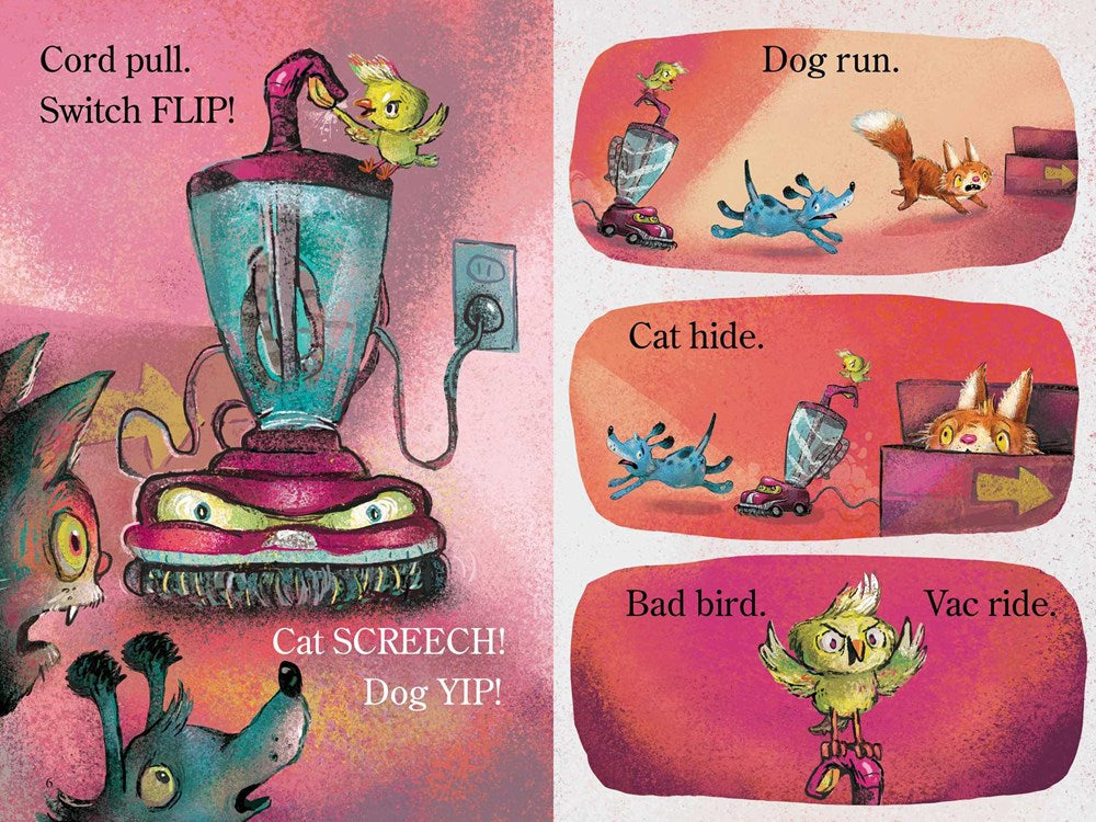 Cat vs. Vac : Ready-to-Read Level 1 by Kaz Windness (Hardcover, Signed Copy)