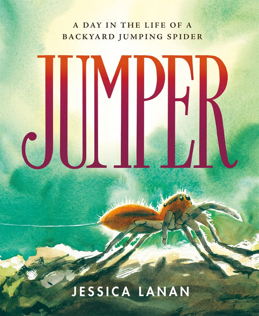 Jumper: A Day in the Life of a Backyard Jumping Spider by Jessica Lanan (Signed Copy)